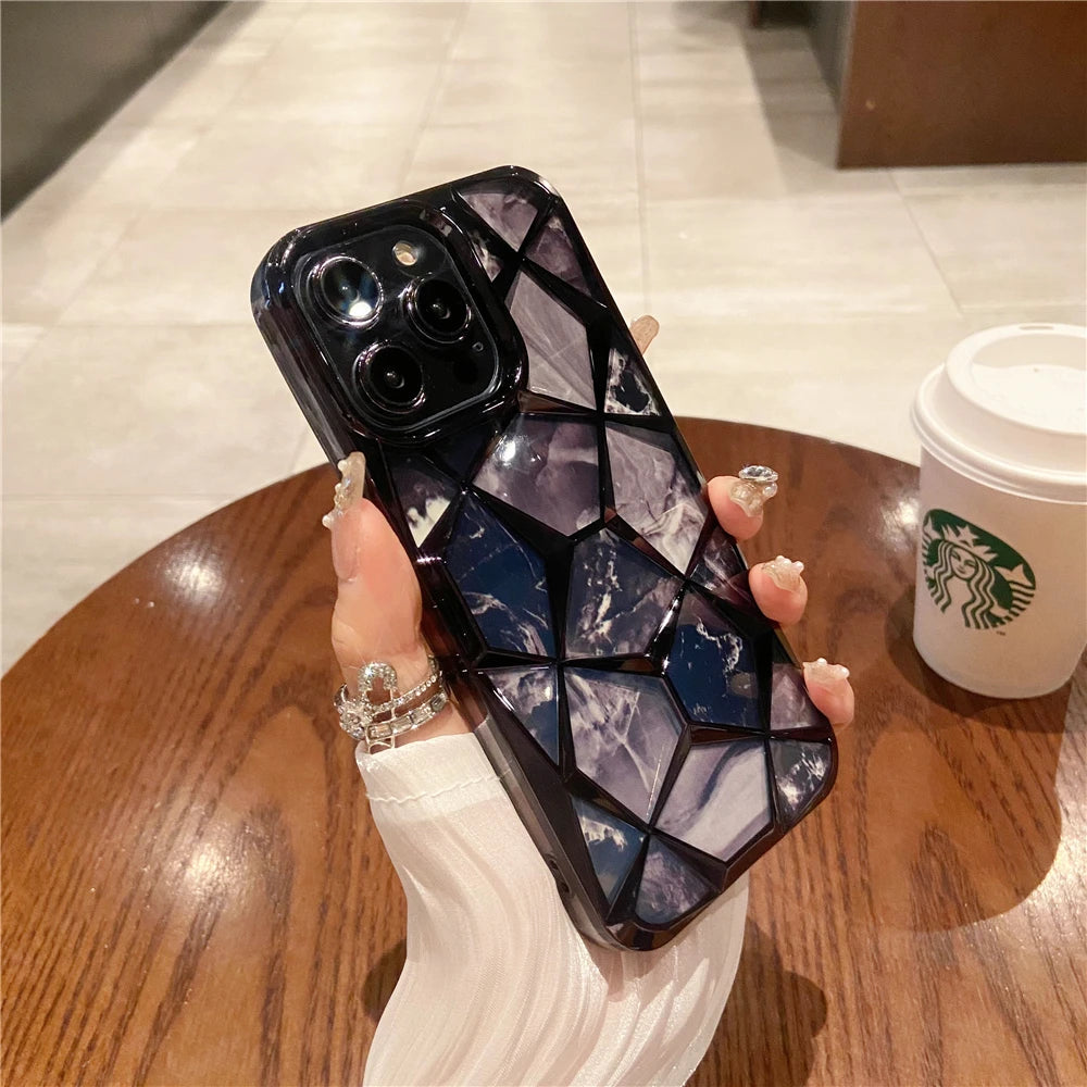 Cracked Marble Case