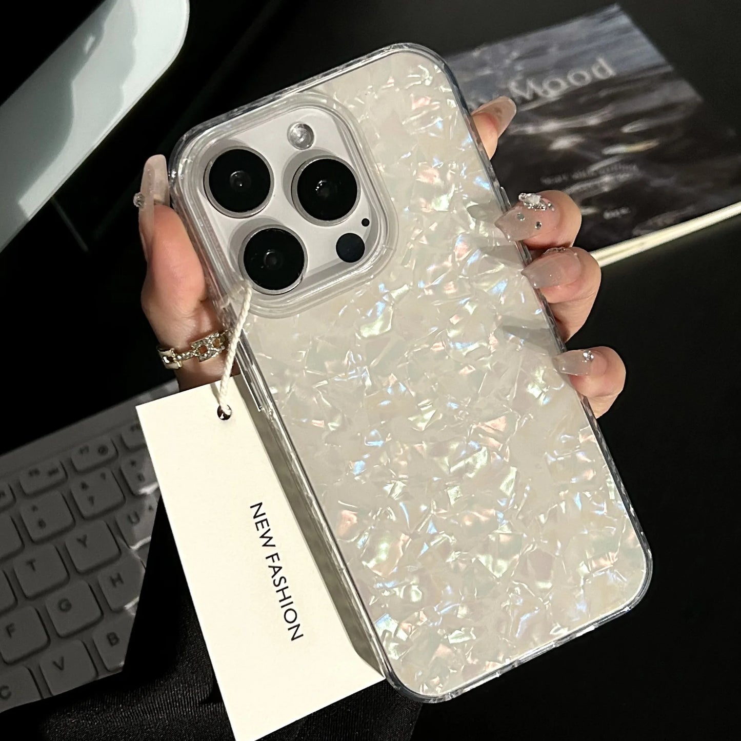 Glittered Shell Case