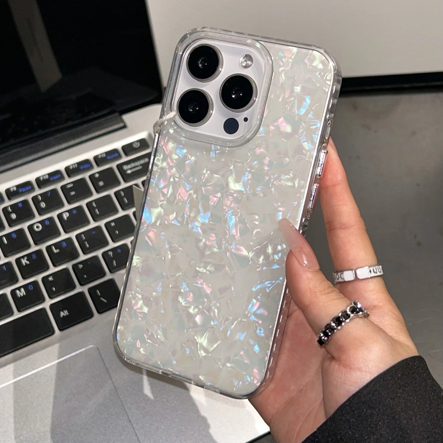 Glittered Shell Case