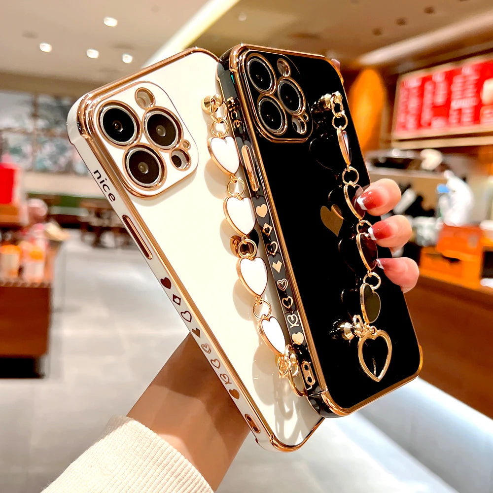 Love Heart Strapped Case