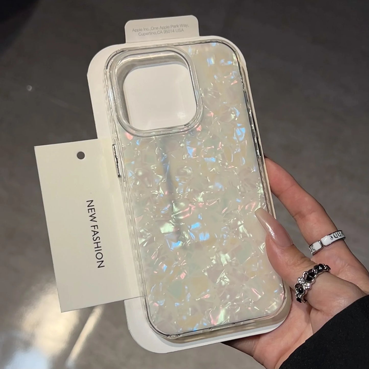 Glittered Shell Case