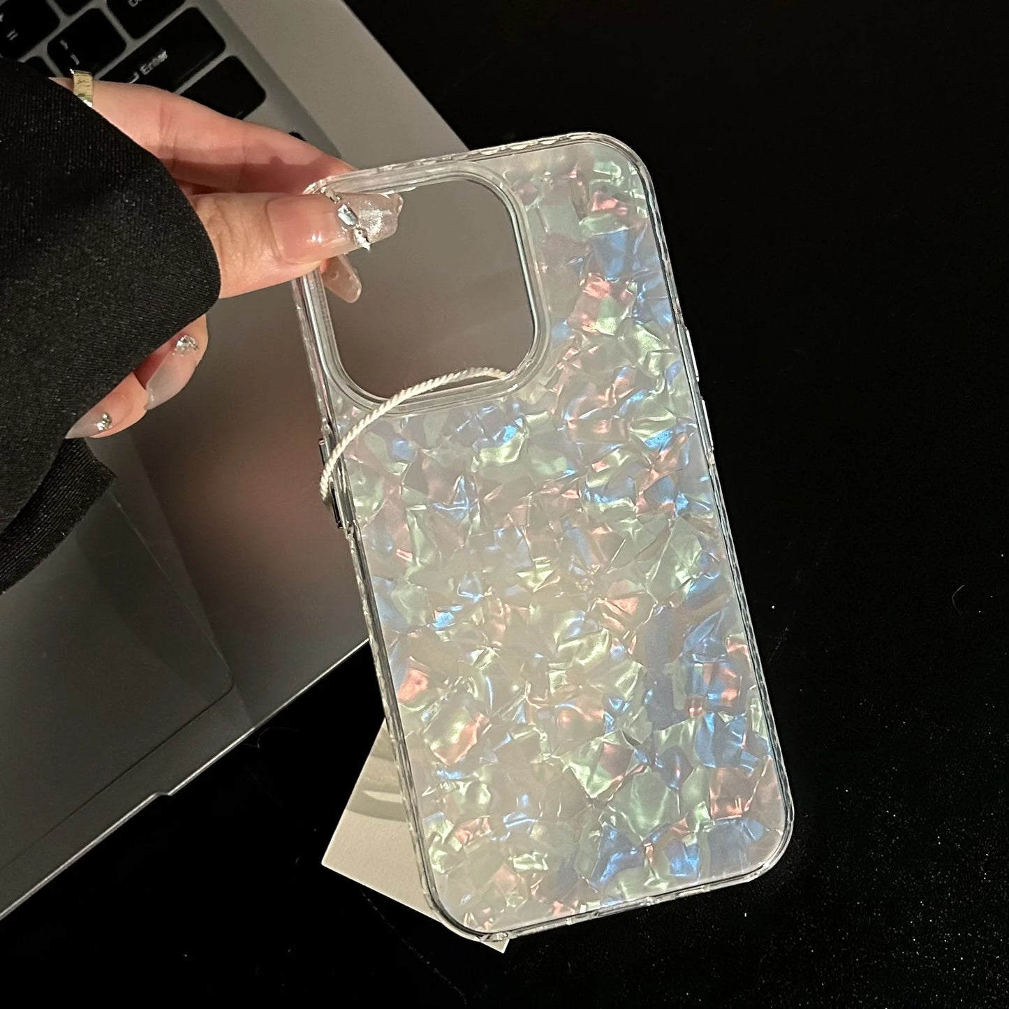 Glittered Shell Case
