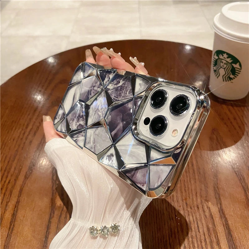 Cracked Marble Case