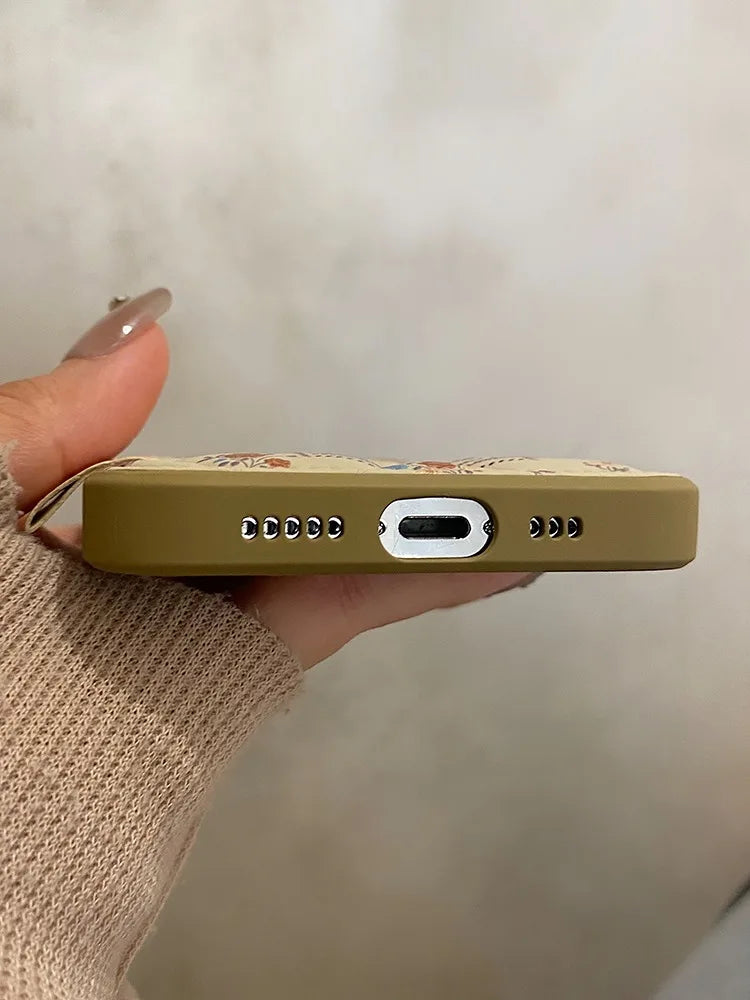 Textured Flowered Case