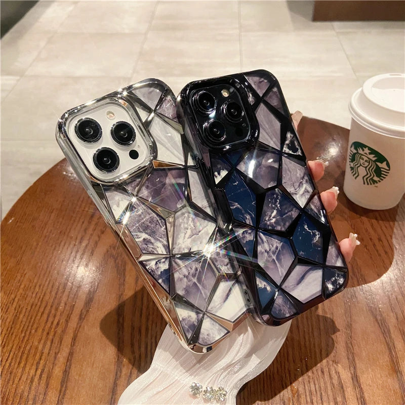 Cracked Marble Case