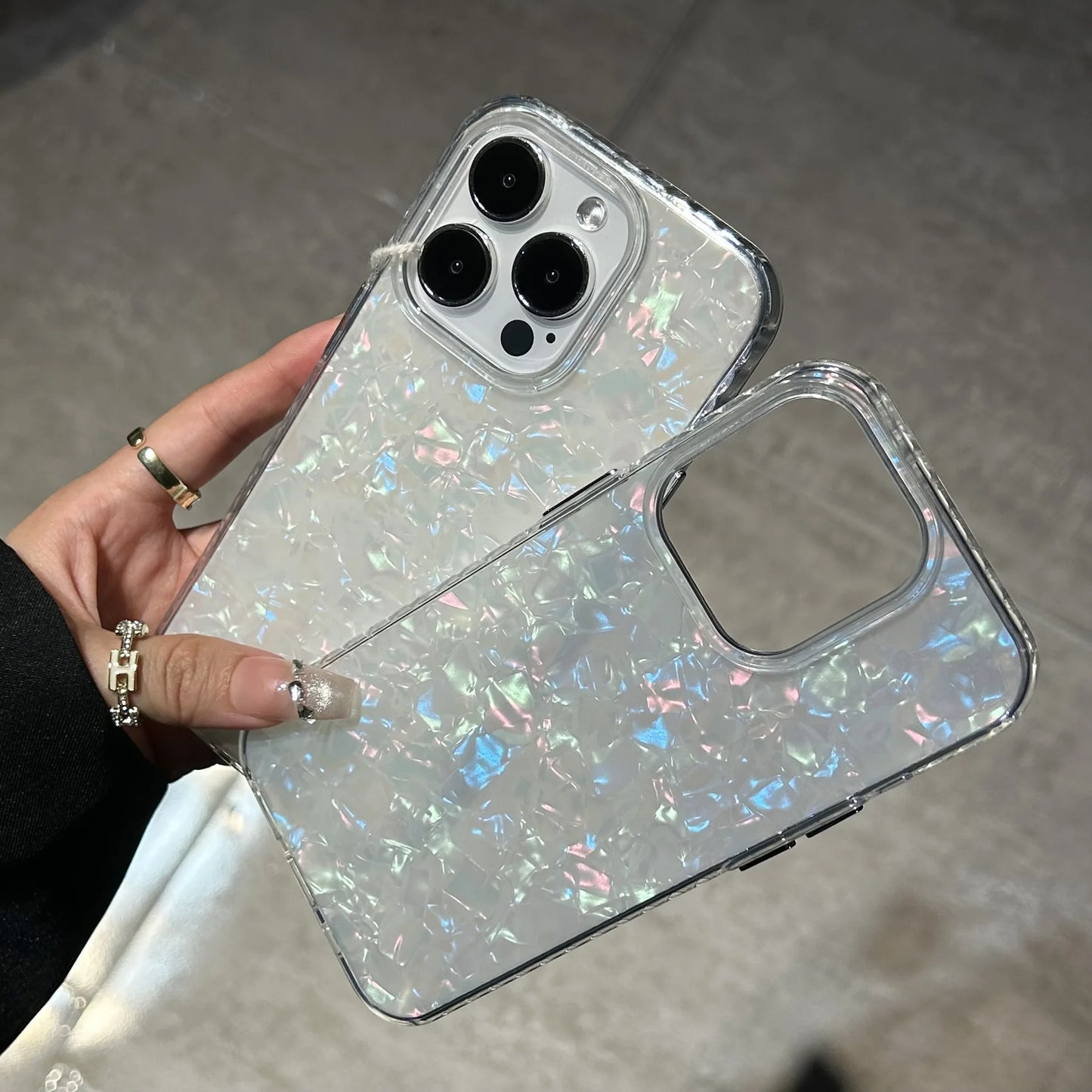 Glittered Shell Case