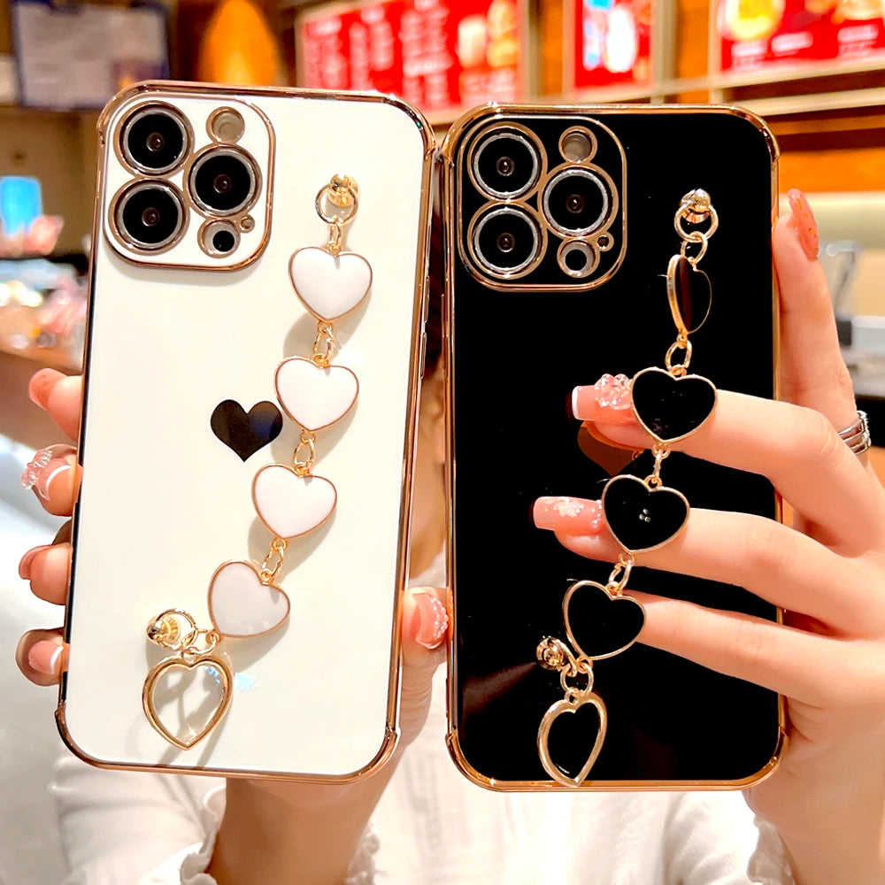 Love Heart Strapped Case