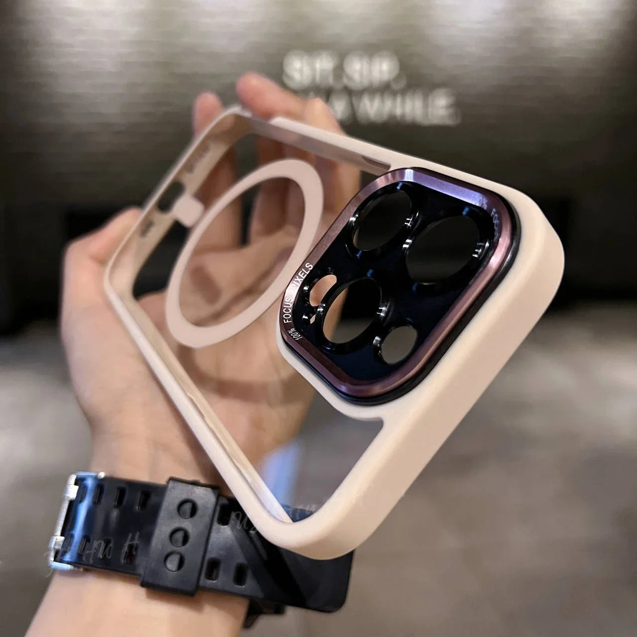Magnetic Transparent Case