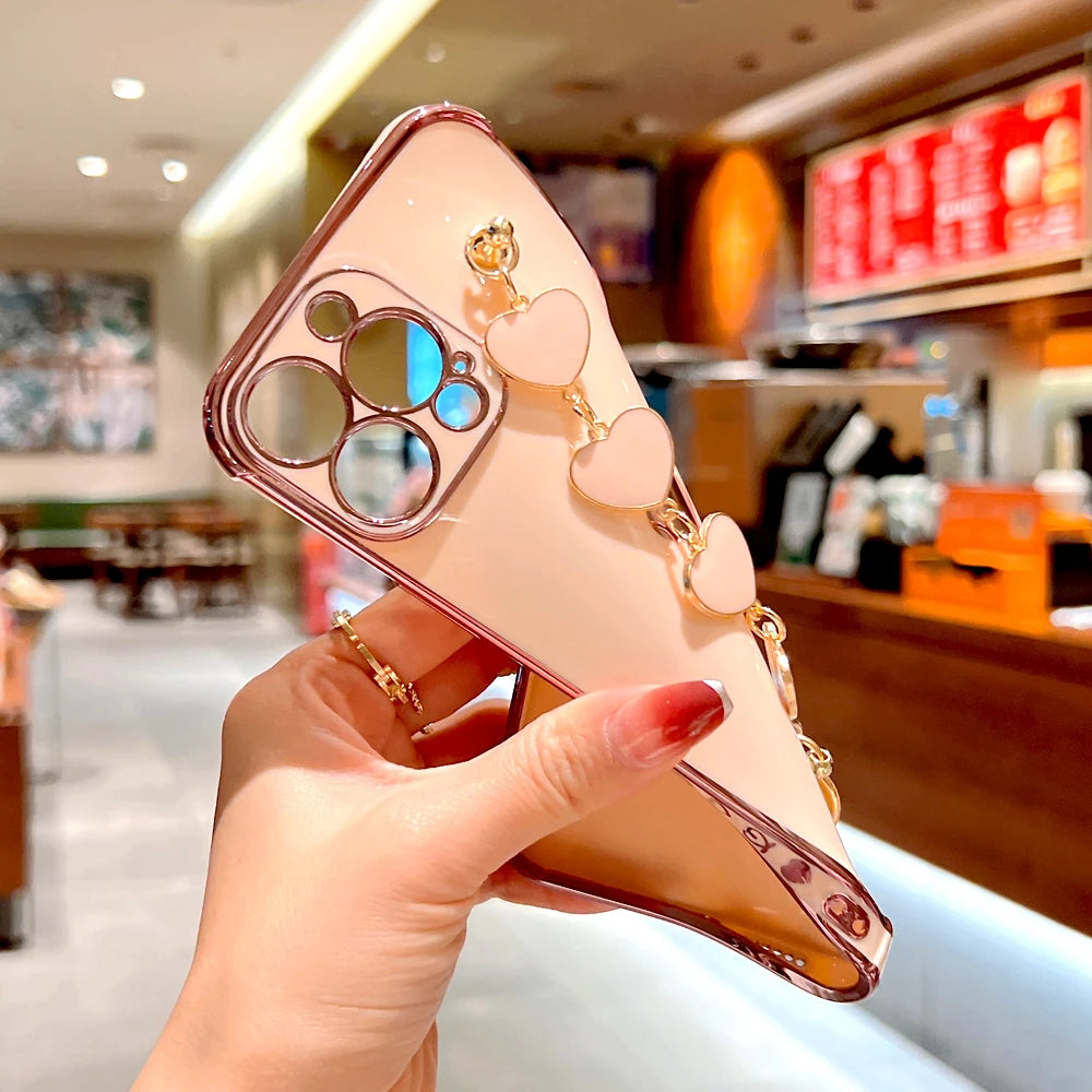 Love Heart Strapped Case