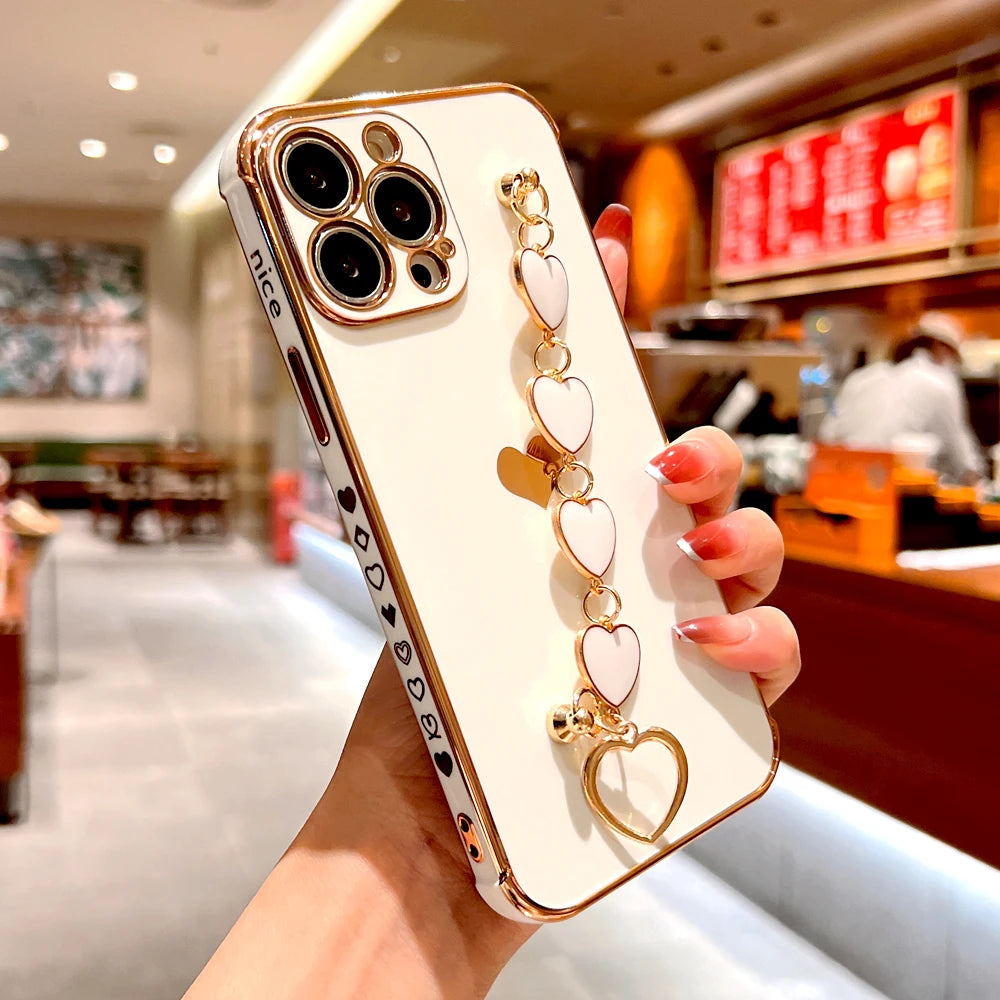 Love Heart Strapped Case